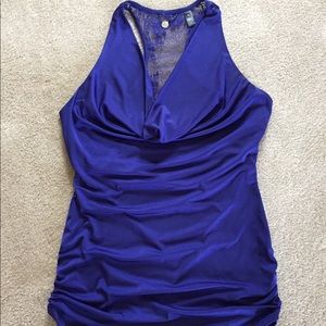 Buckle Scoop Neck Top